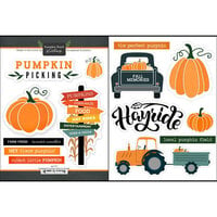 Scrapbook Customs - Halloween - Cardstock Stickers - Pumpkin Picking Patch