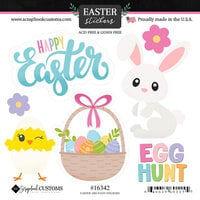 Scrapbook Customs - Cardstock Stickers - Easter