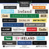 Scrapbook Customs - Cardstock Stickers - Ireland Wordbits