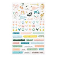 Spellbinders - Rosie's Studio - Heartfelt Collection - Puffy Motif Stickers