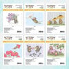 Spellbinders - House-Mouse Designs - Cling Mounted Rubber Stamps - Spring Collection Bundle