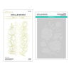 Spellbinders - Glimmering Flowers Collection - Glimmer Hot Foil Plate and Stencil - Glimmering Peonies