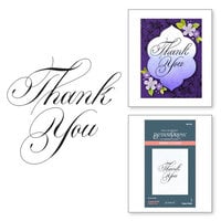 Spellbinders - BetterPress Collection - Press Plates - Copperplate Everyday Sentiments - Thank You