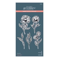 Spellbinders - BetterPress Collection - Press Plates and Die Set - Pressed Posies - Flower Stems