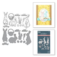 Spellbinders - Simon Hurley - BetterPress Collection - Press Plate - Spring Bunnies