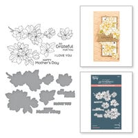 Spellbinders - Simon Hurley - BetterPress Collection - Press Plates - Spring Magnolias