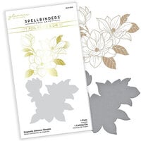 Spellbinders - Glimmer Hot Foil Collection - Plates and Dies - Magnolia Blooms
