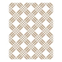 Spellbinders - Glimmer Hot Foil Collection - Plates - Tic Tac Toe Plaid