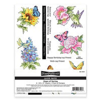 Stampendous - Spring Collection - Quick Card Panels - Hope of Spring