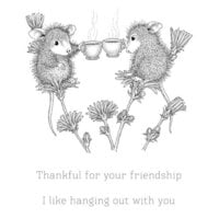 Spellbinders - House-Mouse Designs - Spring Collection - Cling Mounted Rubber Stamps - Tea for Two