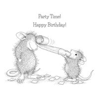Spellbinders - House-Mouse Designs - Everyday Collection - Cling Mounted Rubber Stamps - Party Time