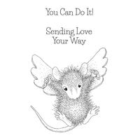 Spellbinders - House-Mouse Designs - Everyday Collection - Cling Mounted Rubber Stamps - Flying to See You