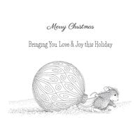 Spellbinders - House-Mouse Designs - Holiday Collection - Cling Mounted Rubber Stamps - Bringing Christmas To You