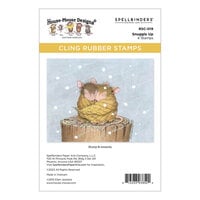 Spellbinders - House-Mouse Designs - Everday Collection - Cling Mounted Rubber Stamp - Snuggle Up