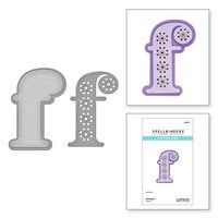 Spellbinders - Stitched Alphabet Collection - Etched Dies - Stitched F