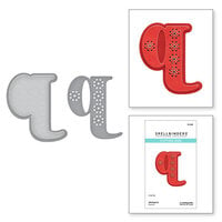 Spellbinders - Stitched Alphabet Collection - Etched Dies - Stitched Q