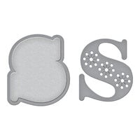 Spellbinders - Stitched Alphabet Collection - Etched Dies - Stitched S