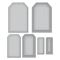 Spellbinders - Nestabilities Collection - Etched Dies - Dotted Tags