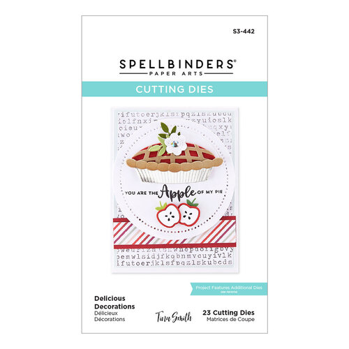 Spellbinders Etched Dies by Tina Smith Delicious Decorations Pie Perfection