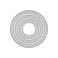 Spellbinders - Elegant Twist Collection - Etched Dies - Circles