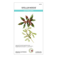 Spellbinders - Etched Dies - Winterberry And Mistletoe