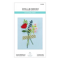 Spellbinders - Floral Reflection Collection - Etched Dies - Sealed Wildflowers