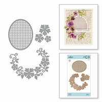 Spellbinders - Special Moments Collection - Shapeabilities Dies - Floral Oval