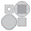 Spellbinders - Classically Becca Collection - Etched Dies - Circle Meets Square
