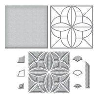 Spellbinders - Home Sweet Quilt Collection - Etched Dies - Patchwork Petals