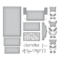 Spellbinders - Garden Shutters Collection - Etched Dies - Butterfly Bliss