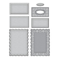 Spellbinders - Garden Shutters Collection - Etched Dies - Eyelet Lace Frame