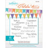 Richard Garay - Celebrations Collection - Clear Acrylic Stamps - Many Words