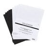 Spellbinders - Card Shoppe Essentials Collection - Pop-Up Die Cutting Glitter Foam Sheets - 8.5 x 11 - Black and White - 10 Pack