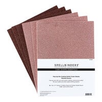 Spellbinders - Card Shoppe Essentials Collection - Pop-Up Die Cutting Glitter Foam Sheets - 8.5 x 11 - Painted Desert - 10 Pack