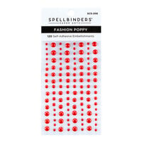 Spellbinders - Card Shoppe Essentials Collection - Fashion Pearl Dots - Poppy