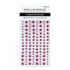 Spellbinders - Card Shoppe Essentials Collection - Fashion Pearl Dots - Rouge
