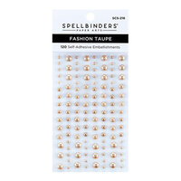 Spellbinders - Card Shoppe Essentials Collection - Fashion Pearl Dots - Taupe