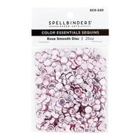 Spellbinders - Card Shoppe Essentials Collection - Sequins - Smooth Discs - Rose