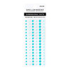 Spellbinders - Card Shoppe Essentials Collection - Dimensional Enamel Dots - Two Tone Teal