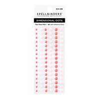 Spellbinders - Card Shoppe Essentials Collection - Dimensional Enamel Dots - Two Tone Pink