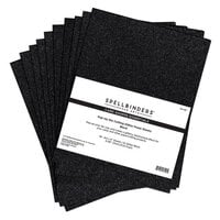 Spellbinders - Card Shoppe Essentials Collection - Pop-Up Die Cutting Glitter Foam Sheets - 8.5 x 11 - Black - 10 Pack