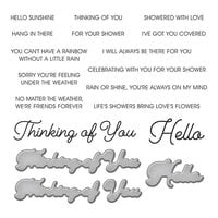 Spellbinders - Clear Photopolymer Stamp and Die Set - I've Got You Covered