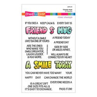 Stampendous - Fransformers Collection - Clear Photopolymer Stamps - Friends Hugs