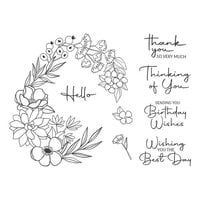 Spellbinders - Clear Photopolymer Stamps - Birthday Wishes
