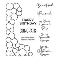 Spellbinders - Its My Party Collection - Clear Photopolymer Stamps - Party Balloon