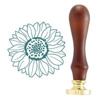 Spellbinders - Serenade Of Autumn Collection - Wax Seal Stamp - Sunflower