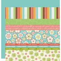 Scenic Route Paper - Designer Scrap Strips - Double Sided Cardstock - Charlotte Strip Combo 1, CLEARANCE