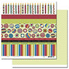 Scenic Route Paper - Surprise Collection - 12 x 12 Double Sided Paper - Scrap Strip, CLEARANCE