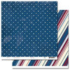 Scenic Route Paper - Liberty Collection - 12x12 Double Sided Paper - Lee Street, CLEARANCE