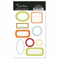 Scenic Route Paper - Ashville Collection - Cardstock Stickers - Labels